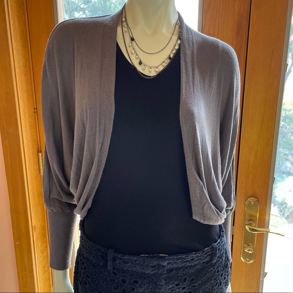 Gray Cocoon Cardi by Loft